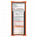 WhiteCoat Clipboard® Trifold - Orange Respiratory Therapy Edition